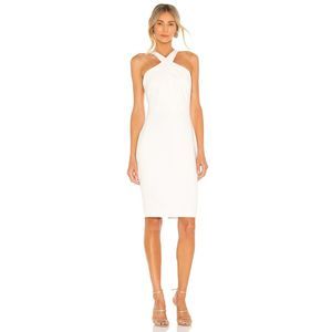 New *FLAW* LIKELY Carolyn Dress in White Size 14 REVOLVE MSRP $188